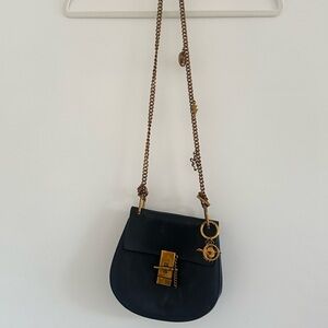 Drew Leather Chain Shoulder Bag